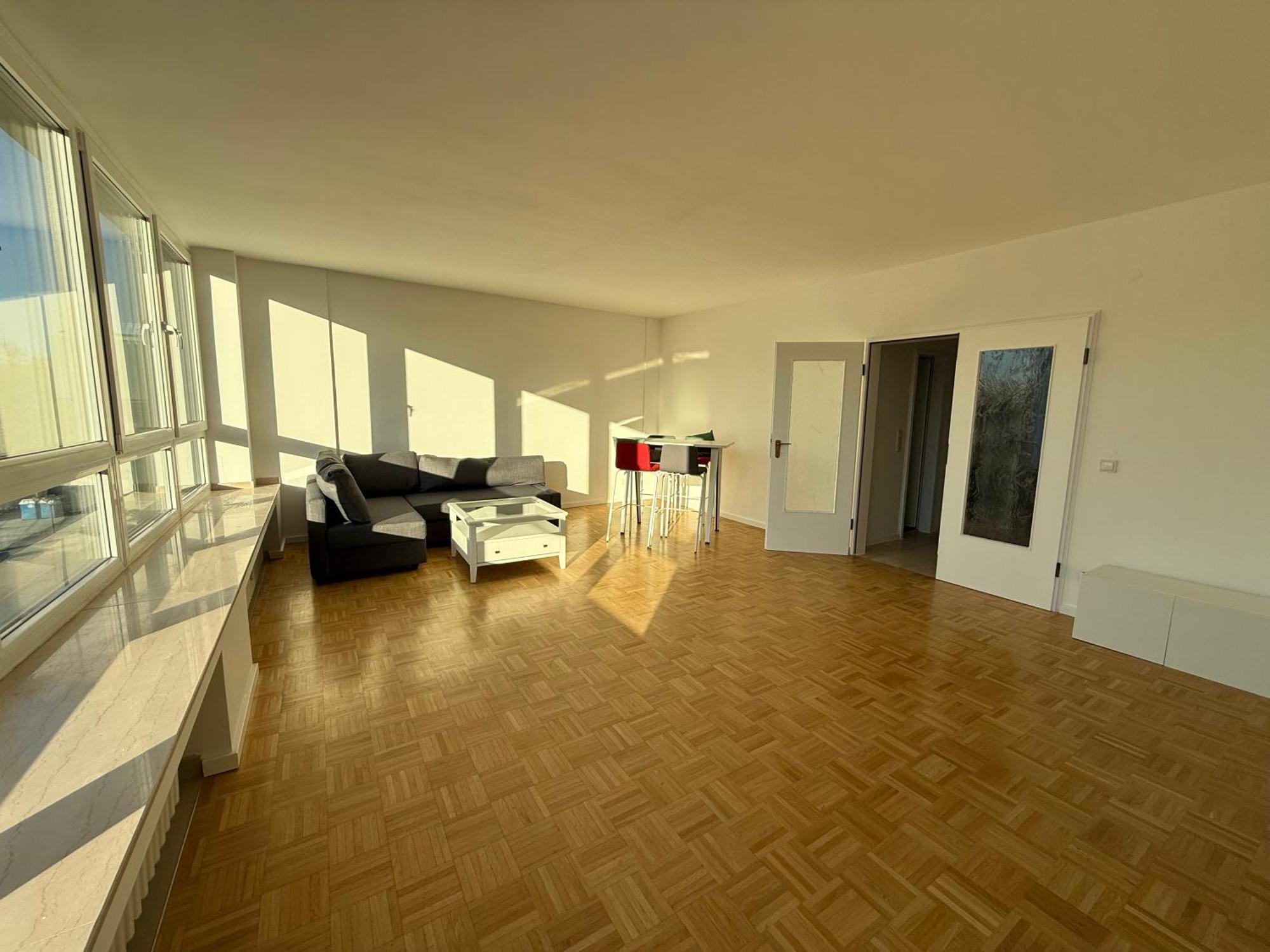Modernes Apartment Duisburg-Mitte mit Balkon Exterior foto
